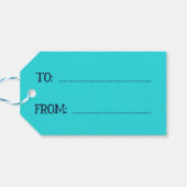 Colorful Dinosaur Happy Birthday Cadeaulabel (Achterkant Horizontaal)