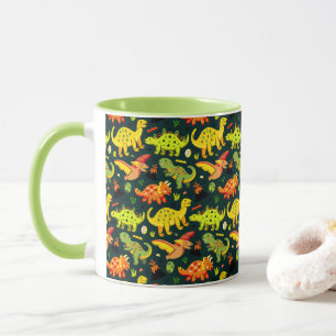 Colorful Dinosaur Pattern Mok