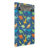 Colorful Dinosaur personaliseert Mini Klembord (Schuin)