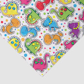 Colorful Dinosaur Seamless Pattern, Dinosaur Seaml Tissuepapier (Detail)