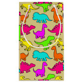 Colorful Dinosaurs Klein Cadeauzakje (Achterkant)