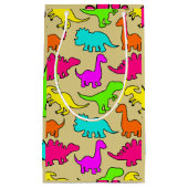 Colorful Dinosaurs Klein Cadeauzakje (Voorkant)