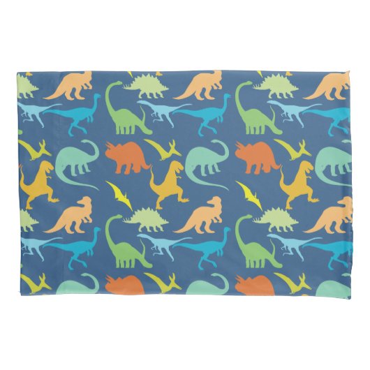 Colorful Dinosaurs Kussensloop (Voorkant)