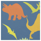 Colorful Dinosaurs Stof (Close Up)