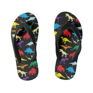 Colorful Dinosaurs Waterverf Kinder Patroon Kinder Teenslippers