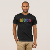 Colorful DISCO-tekst T-shirt (Voorkant volledig)