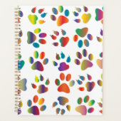 Colorful Doggie Paws Planner (Voorkant)