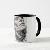 Colorful Doodle Pattern Coffee Mug | Cute Cartoon (Devant droit)
