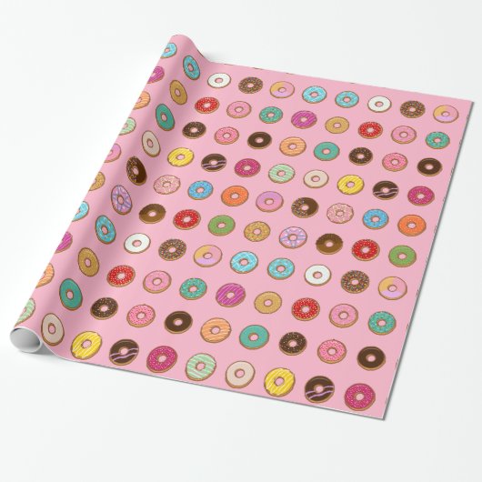 Colorful Doughdopnoten Cadeaupapier (Uitgerold)