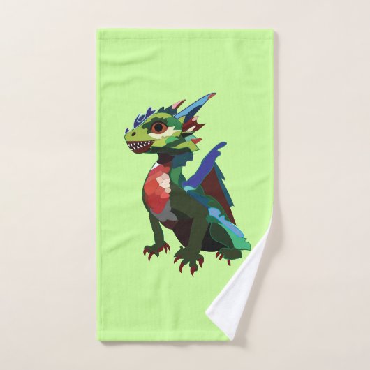 Colorful Dragon Art Handdoek (Handdoek)