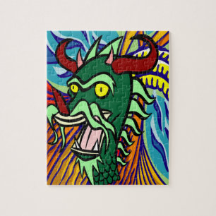 Colorful Dragon Art Legpuzzel