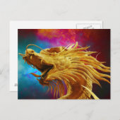 Colorful Dragon Briefkaart (Voorkant / Achterkant)