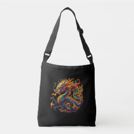 Colorful Dragon Crossbody Tas