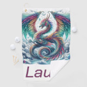 Colorful Dragon Golfhanddoek (Insitu)
