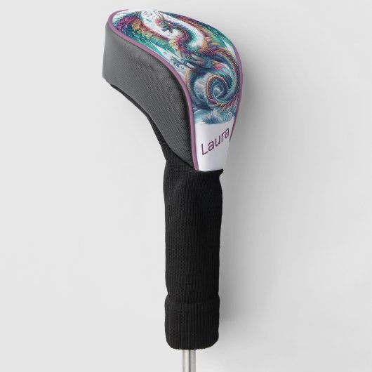 Colorful Dragon Golfheadcover (Schuin)