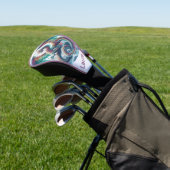 Colorful Dragon Golfheadcover (Insitu)