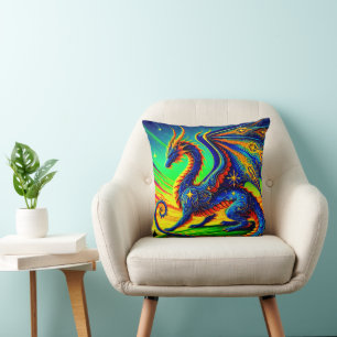 Colorful Dragon Kussen