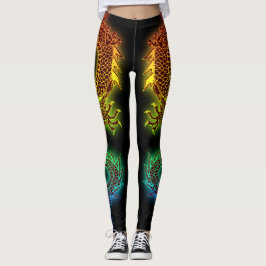 Colorful Dragon Leggings