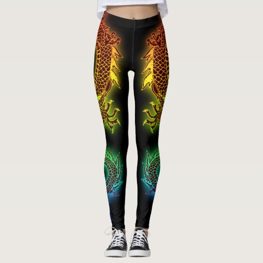 Colorful Dragon Leggings (Voorkant)