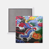 Colorful Dragon Magneet (Voorkant / Achterkant)
