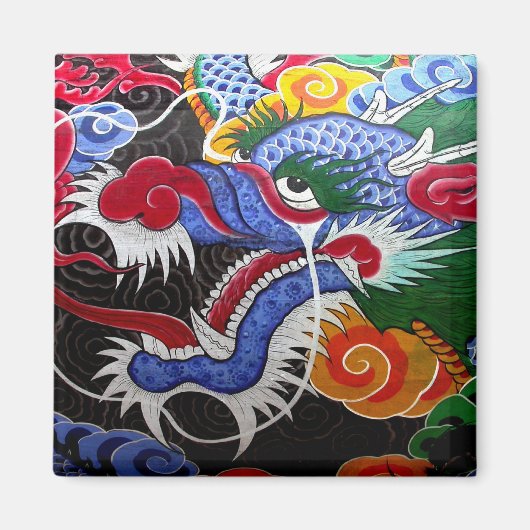 Colorful Dragon Magneet (Voorkant)