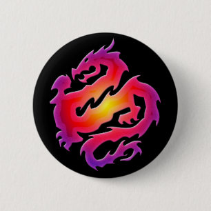COLORFUL DRAGON RONDE BUTTON 5,7 CM