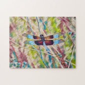 Colorful Dragonfly Art Puzzle Legpuzzel (Horizontaal)