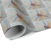 COLORFUL DRAGONFLY CADEAUPAPIER (Rol Hoek)