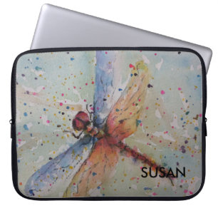 COLORFUL DRAGONFLY LAPTOP SLEEVE