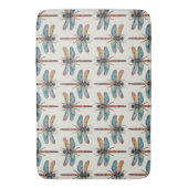 Colorful Dragonfly Pattern Badmat (Voorkant Verticaal)