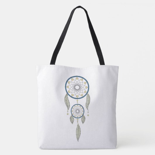 Colorful Dream Catcher Tote Bag (Achterkant)
