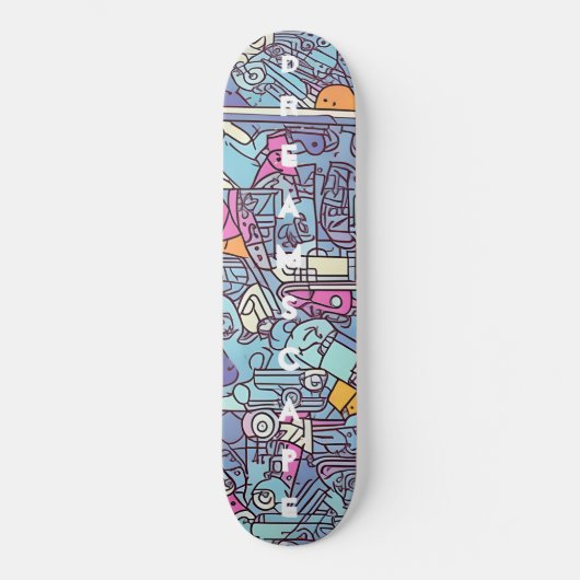 Colorful Dreamweaver Adventure-skateboard Skateboard (Voorkant)