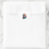 Colorful Eagle Hart Sticker (Tas)