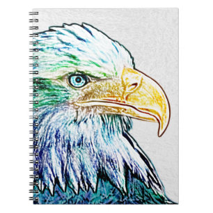 Colorful Eagle Sketch Notitieboek
