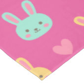 Colorful Easter Bunnies Pattern | Tablecloth Tafelkleed (Gekanteld)