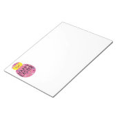 Colorful Easter Chick in Painted Egg Notitieblok (Schuin)