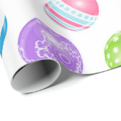 Colorful Easter Eggs Cadeaupapier (Rol Hoek)