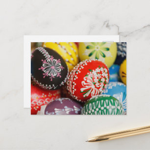 Colorful Easter Eggs, Happy Easter, Holiday Feestdagenkaart