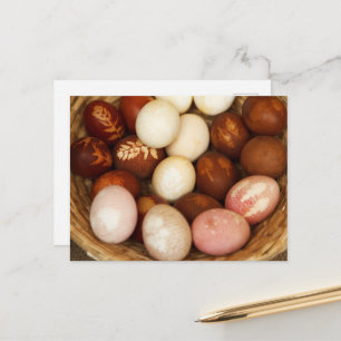 Colorful Easter Eggs, Happy Easter, Holiday Feestdagenkaart