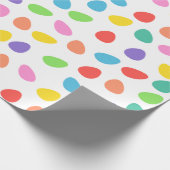 Colorful Easter Eggs Pattern Cadeaupapier (Hoek)