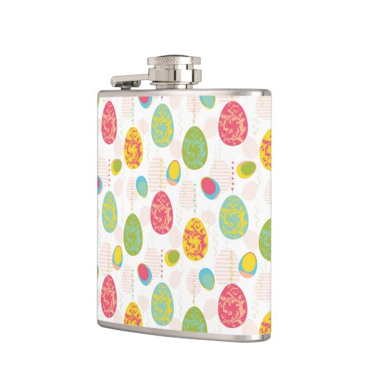 Colorful Easter Eggs Pattern Heupfles (Links)