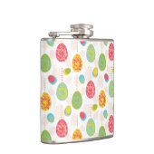 Colorful Easter Eggs Pattern Heupfles (Rechts)