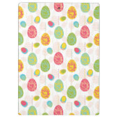 Colorful Easter Eggs Pattern Klembord (Achterkant)