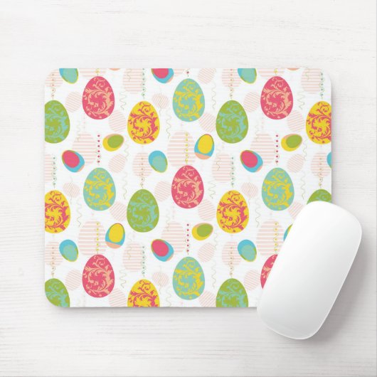 Colorful Easter Eggs Pattern Muismat (Met muis)