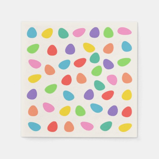 Colorful Easter Eggs Pattern Servet (Voorkant)