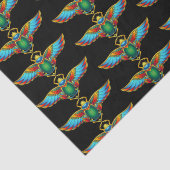 Colorful Egyptian Scarab Tissuepapier (Detail)