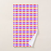 Colorful Elegant Abstrait Geometry Backround var (Serviette à main)