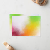 Colorful Elegant moderne Abstrait vierge Modèle (Devant/Arrière en situation)