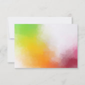 Colorful Elegant moderne Abstrait vierge Modèle (Dos)