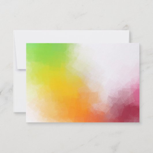 Colorful Elegant moderne Abstrait vierge Modèle (Dos)